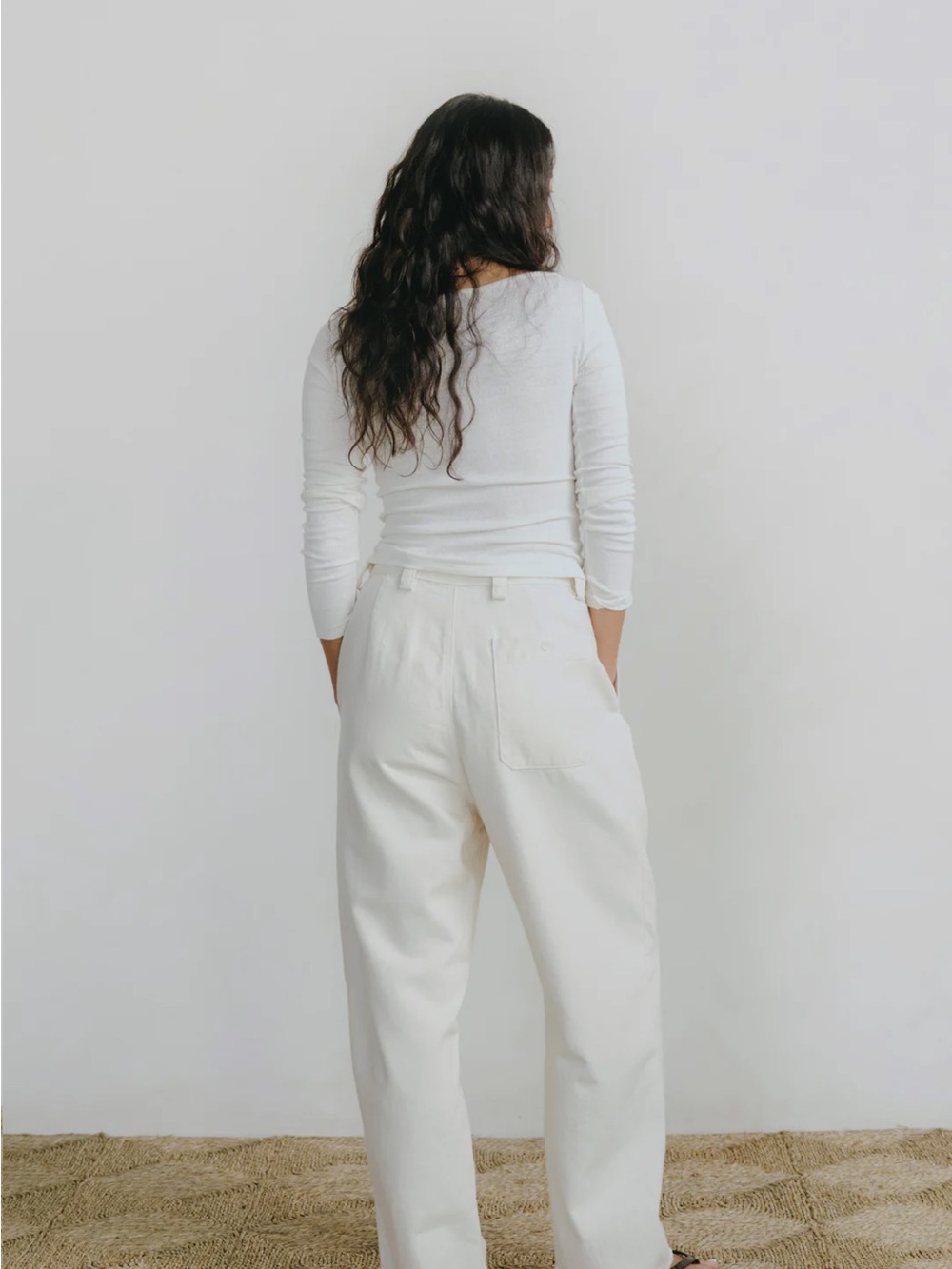 MOVING SALE!! OZMA Field Pant Tencel Bull Denim Putty XXS - Picture 5 of 5